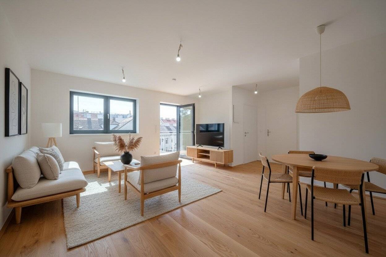 ++1160++ Modern Living: 3 room first occupancy with balcony in a quiet location Air Source Heat Pump
