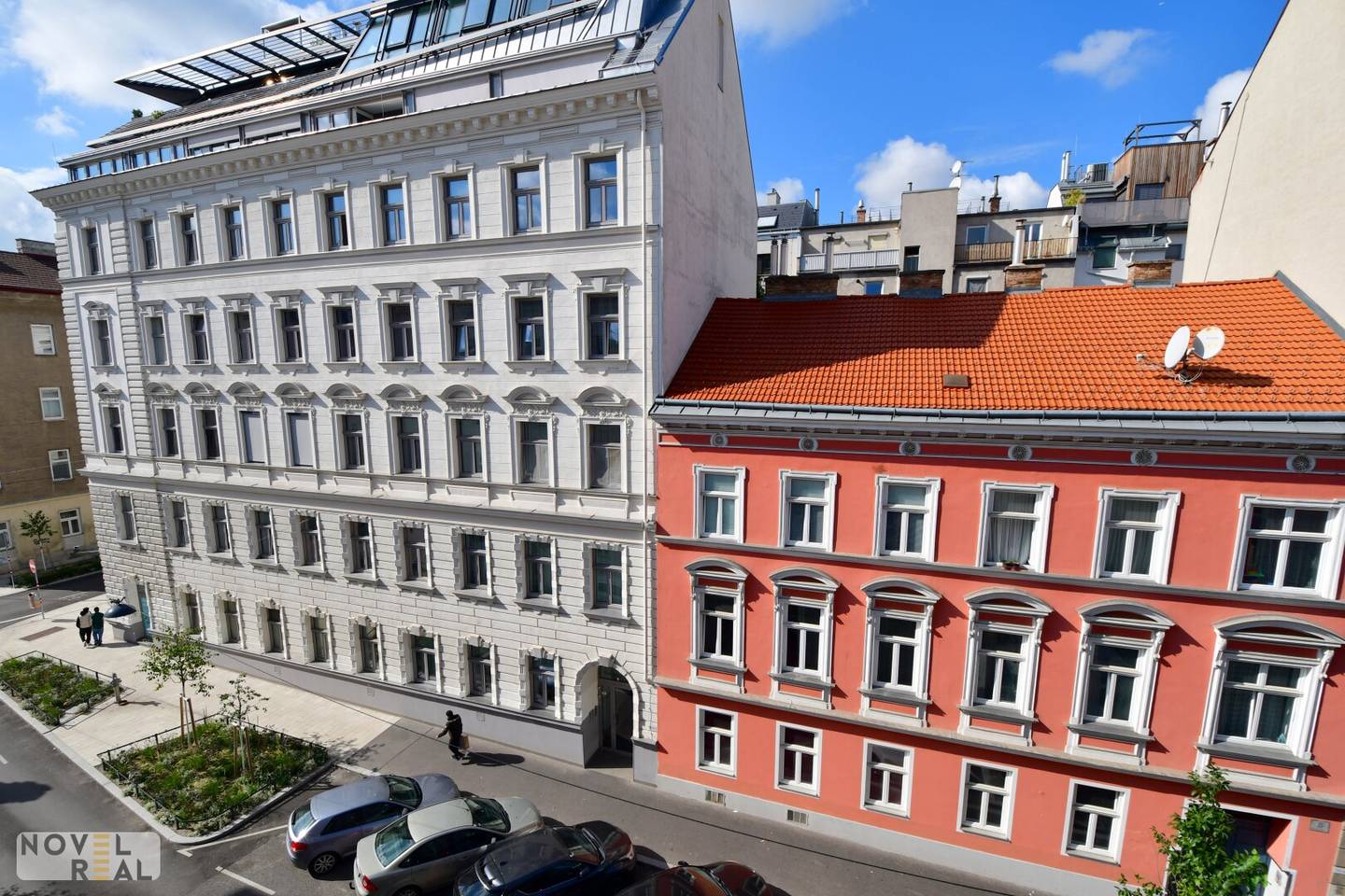 Apartment top floor old building renovated