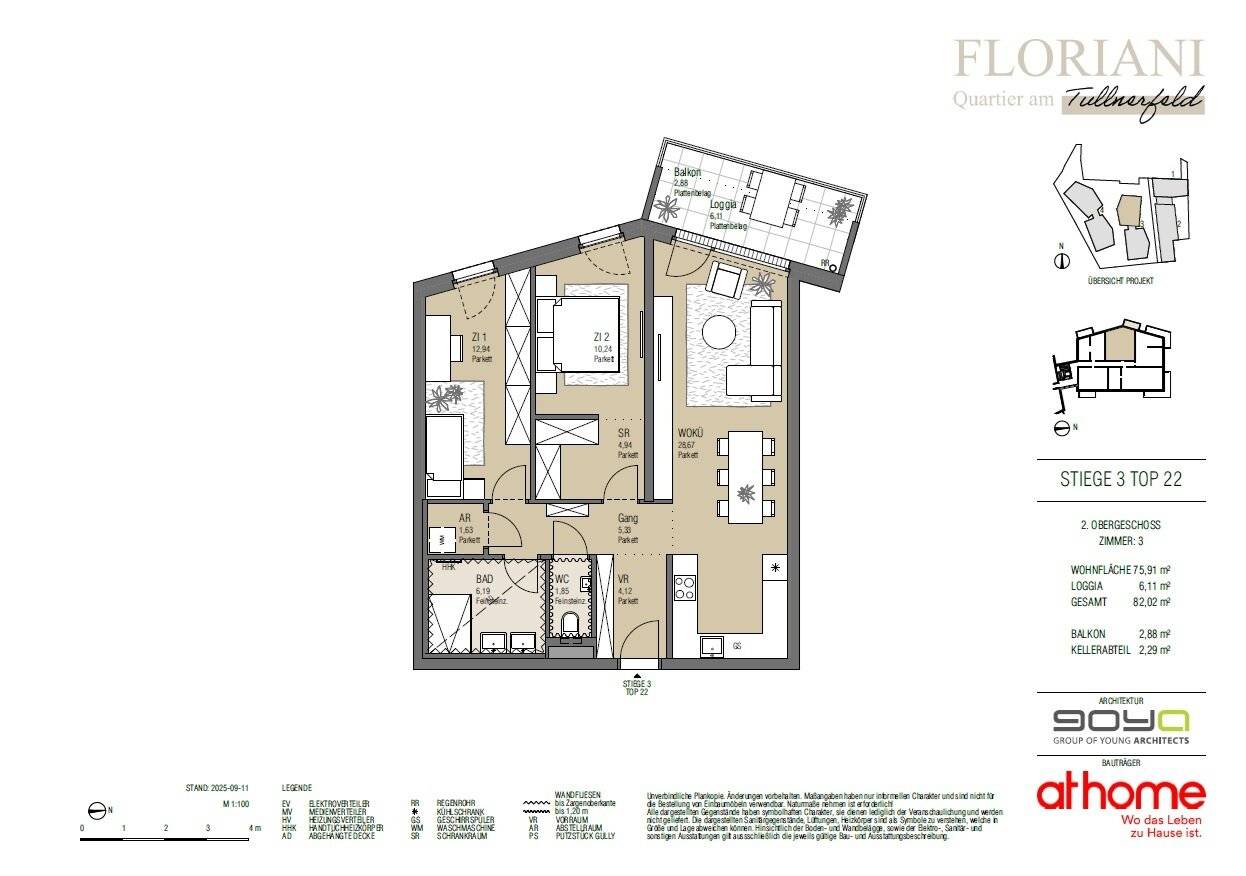 Apartment new build commission free Tullnerfeld