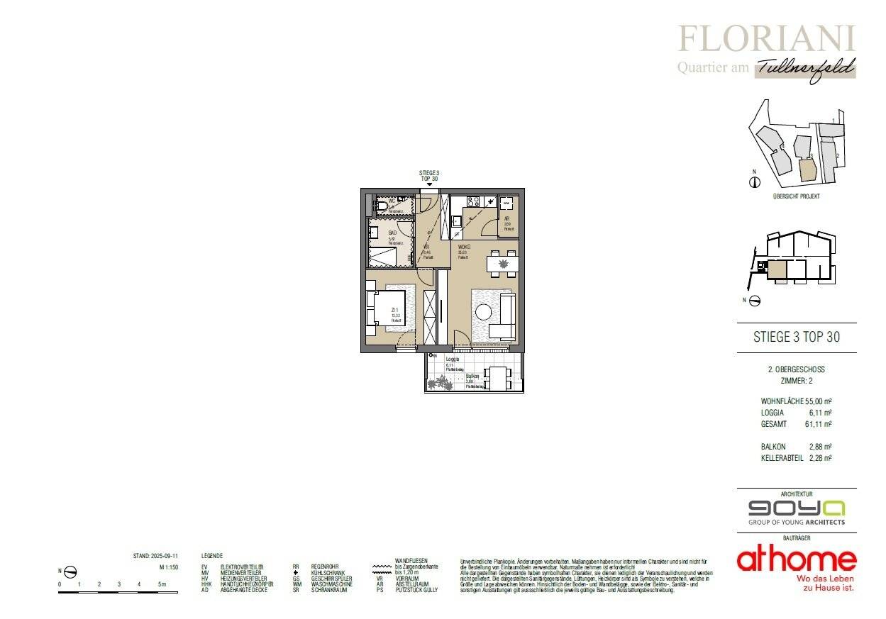 First occupancy apartment loggia near station