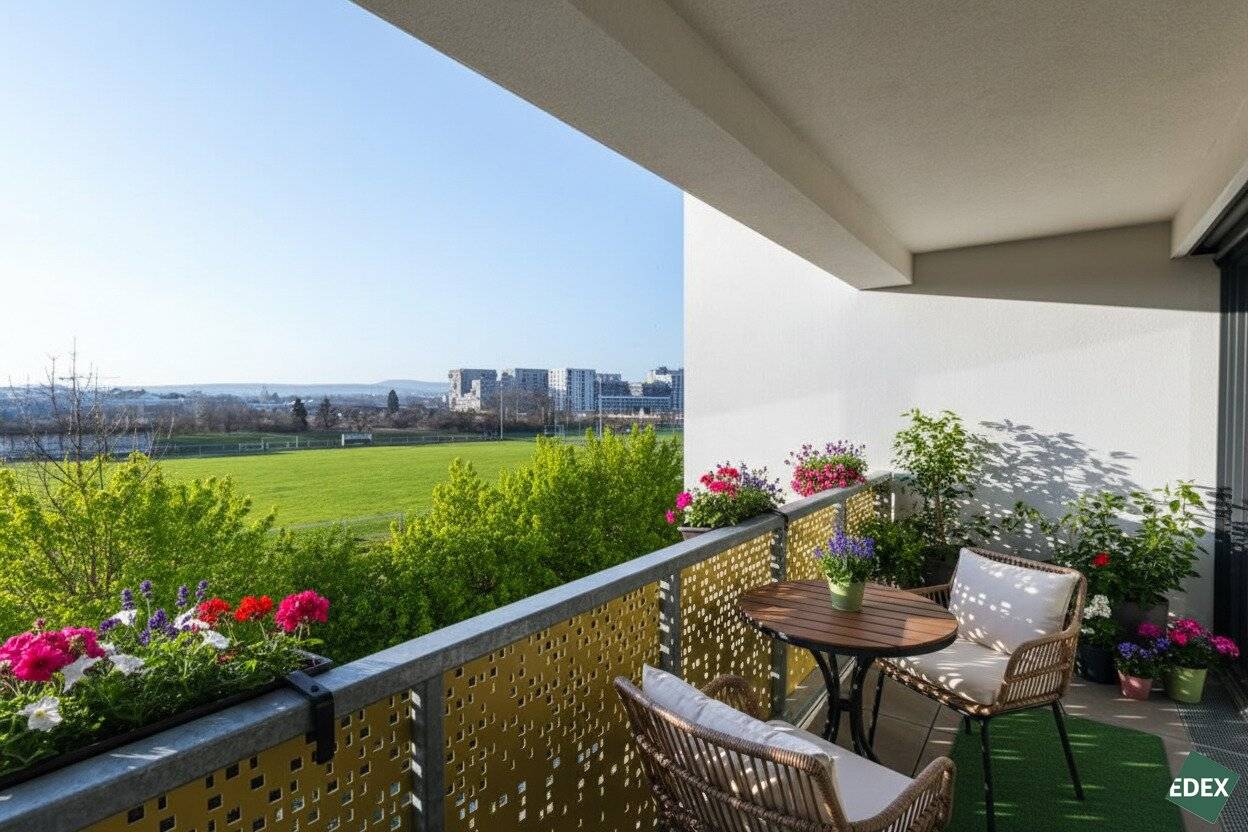 Newly built apartment with loggia near U6