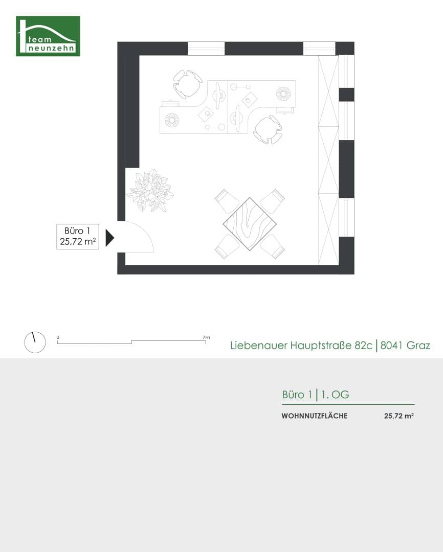 Top modern office spaces in the Green Business Center Graz All Inclusive