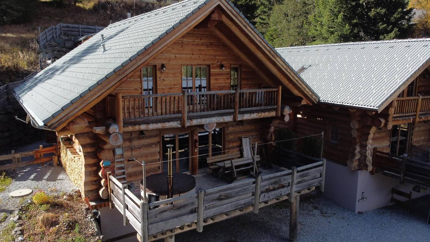Luxuriöses Rundholz-Chalet mit Ski-In & Ski-Out an der Turracher Höhe