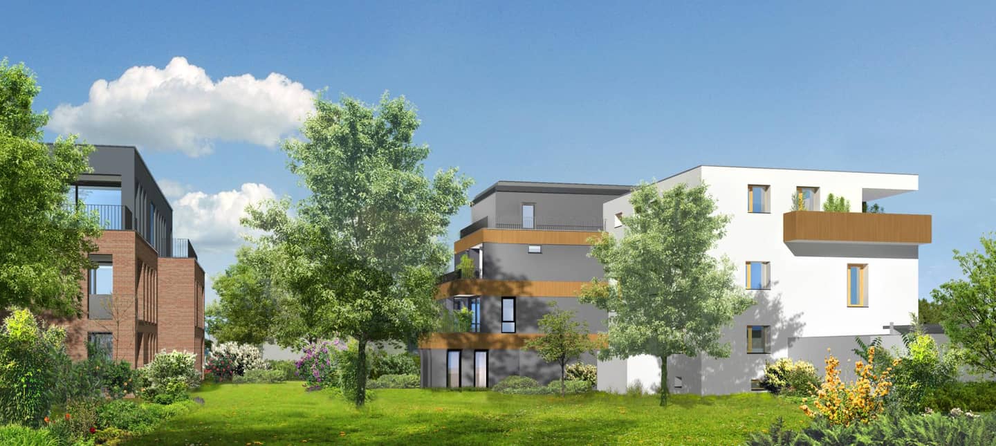 Dachgeschosswohnung Neubau mit Weitblick und Loggia