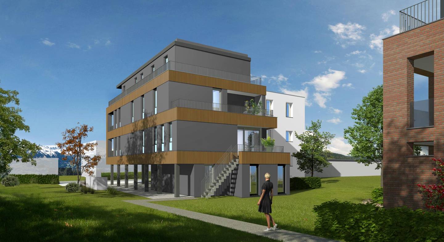 Dachgeschosswohnung Neubau mit Weitblick und Loggia