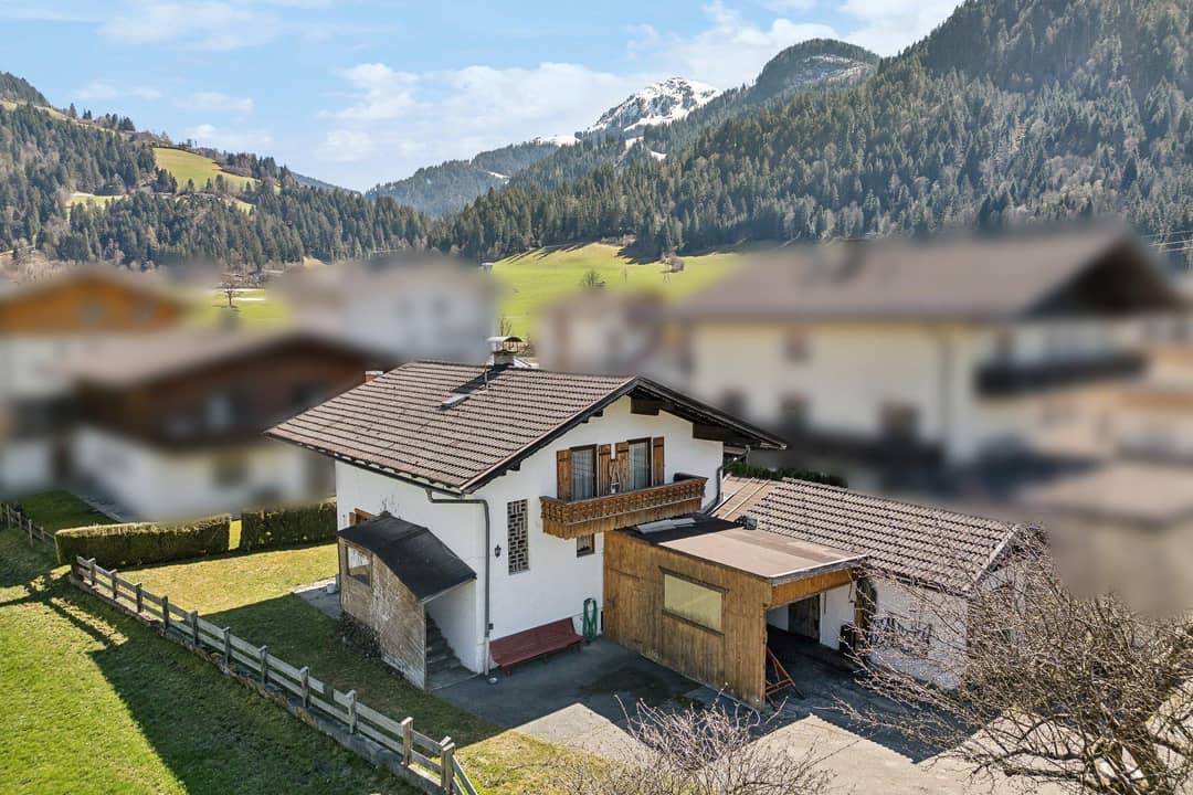 Einfamilienhaus in zentraler Toplage mit Blick auf den Wilden Kaiser