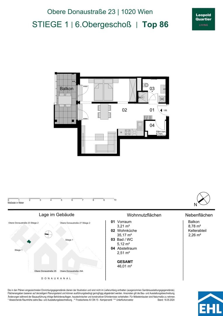 Apartment New Build Wood Hybrid Balcony Augarten