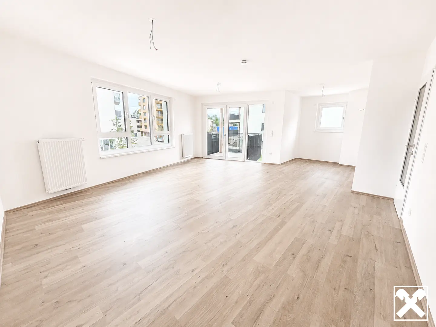 Wohnung gefördert mit Balkon im Grünen