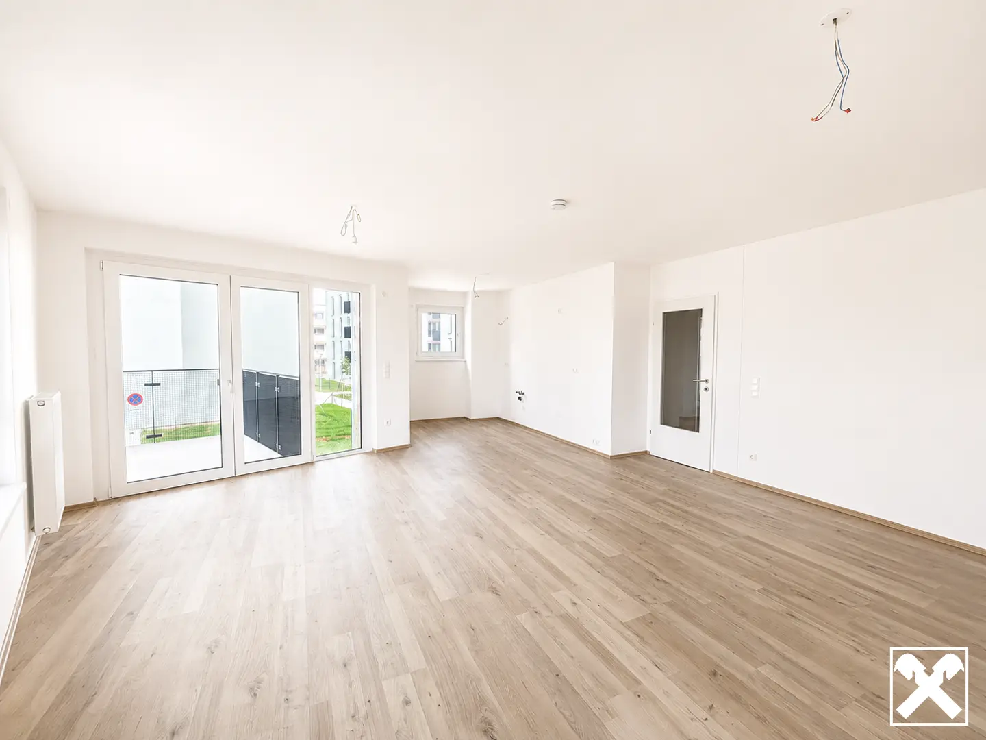 Wohnung gefördert mit Balkon im Grünen