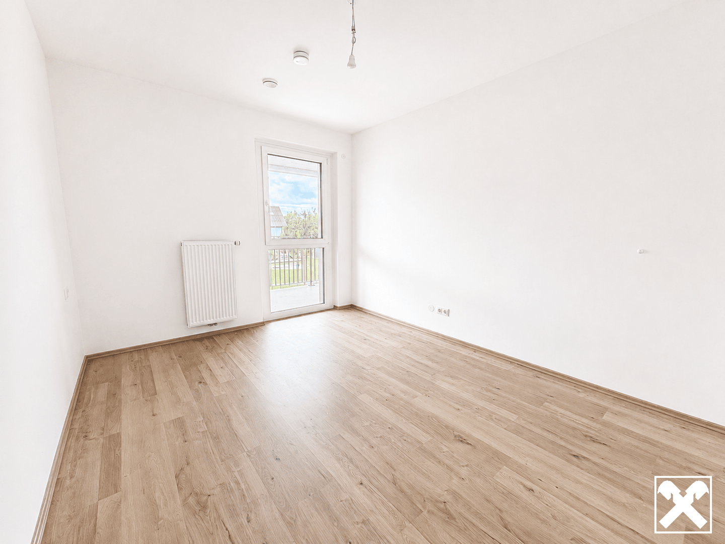 New build apartment balcony energy efficient