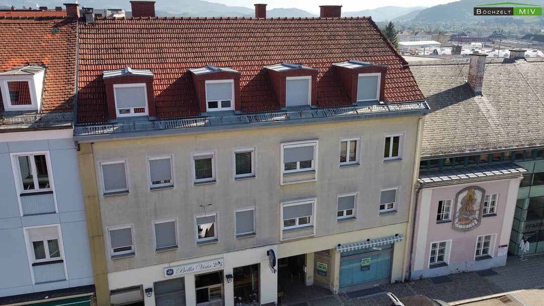 Zinshaus im Zentrum Knittelfeld, 9 Wohnungen + 2 Gewerbe, vermietet