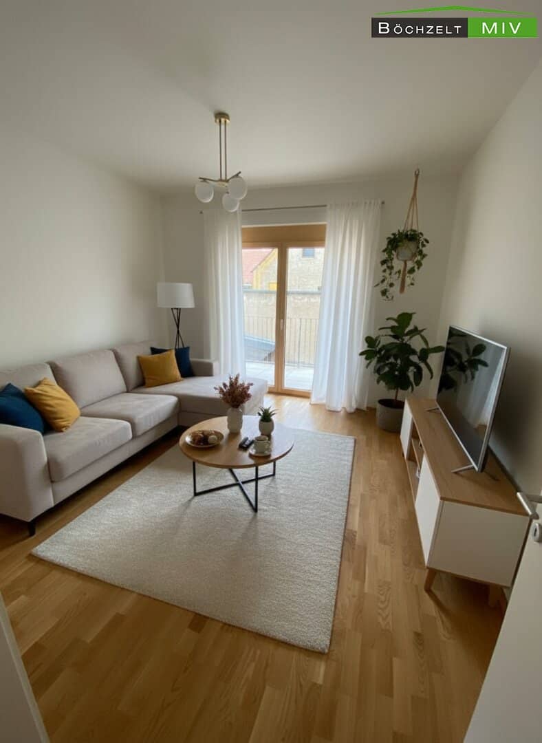 Wohnung am Hauptplatz Erstbezug Loggia