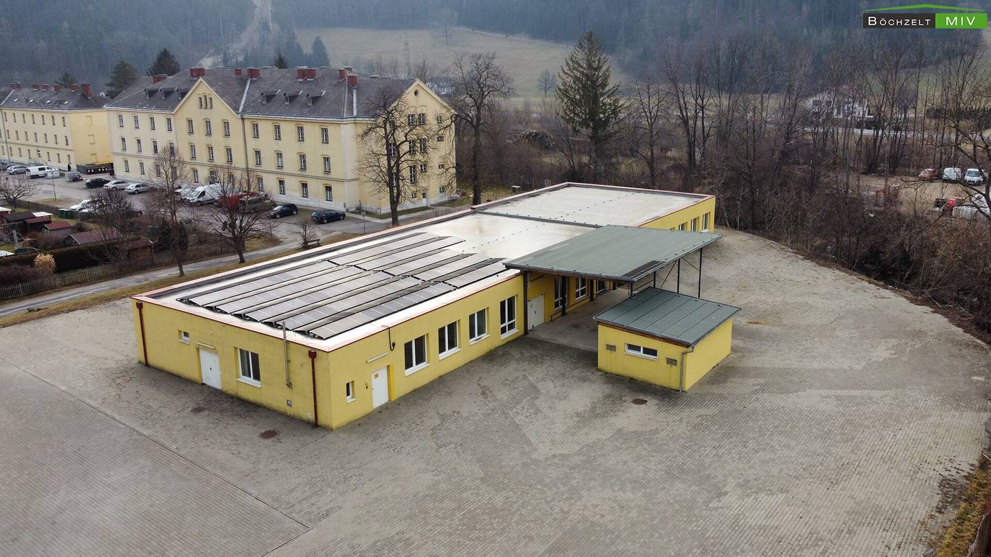 Gewerbeobjekt Schlöglmühl/Gloggnitz - ca. 743 m² Nutzfläche.