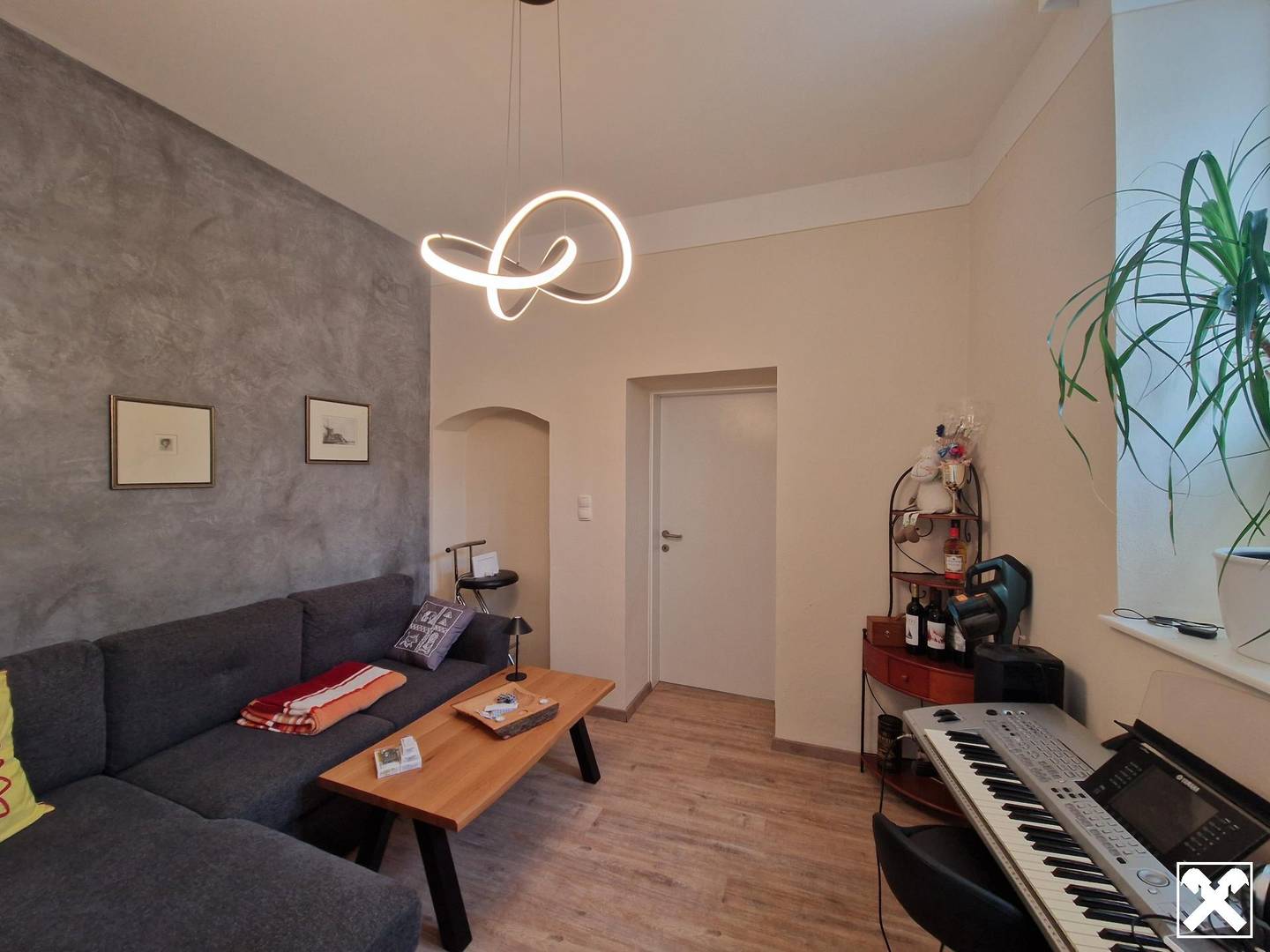 Erdgeschosswohnung in Zentrumslage mit Parkplatz