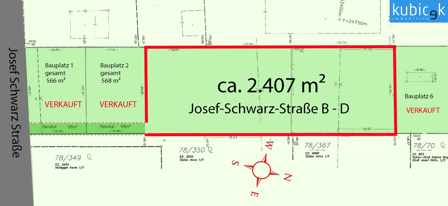 Sunny west facing orientation for your future dream home