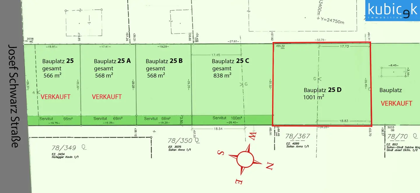 Sunny west facing orientation for your future dream home