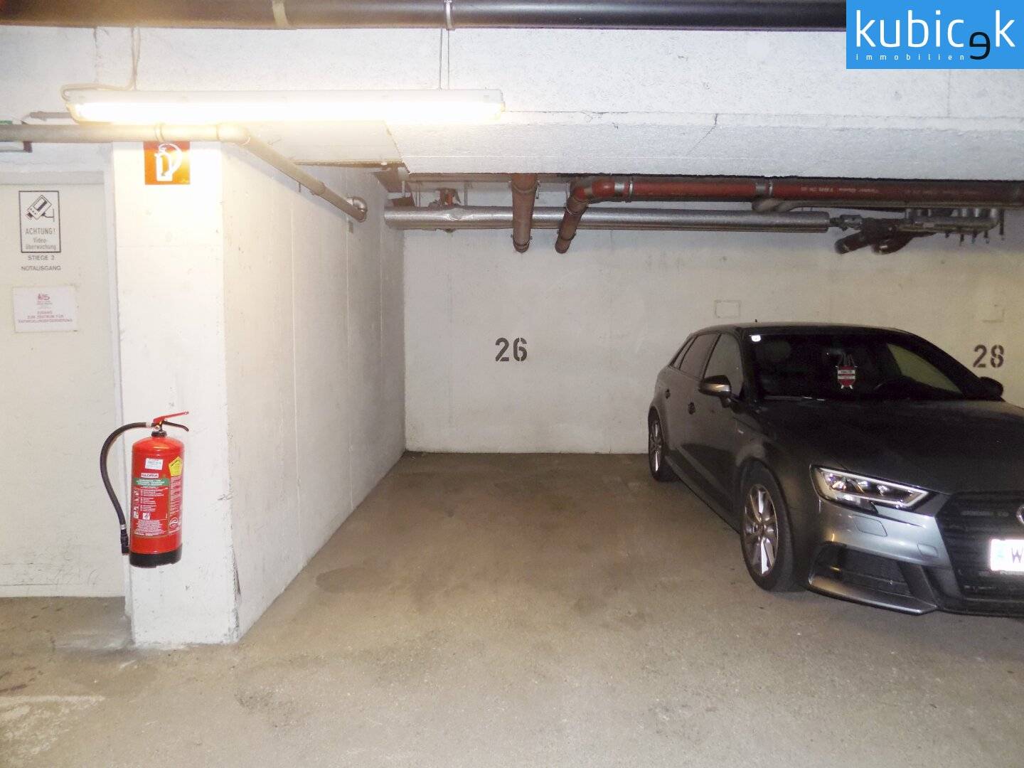Underground parking space near Donauspital &amp; U2