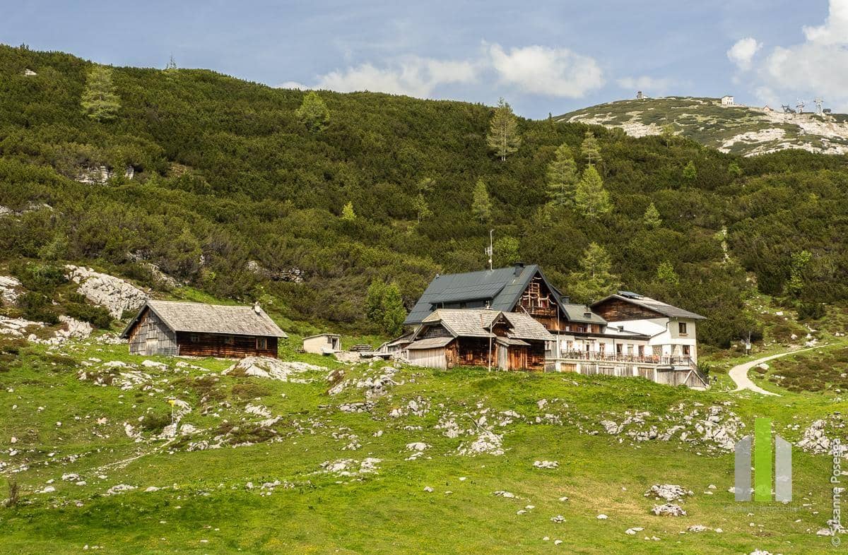 Berghütte/Alm in Alleinlage mit Blick auf Dachsteinmassiv in Obertraun