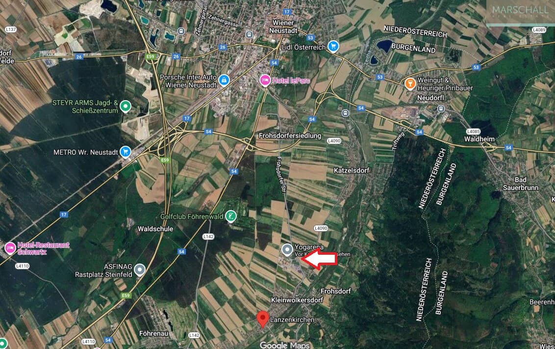 Gewerbegrundstück, 10.000 m², unerschlossen nahe S4/A2 Lanzenkirchen