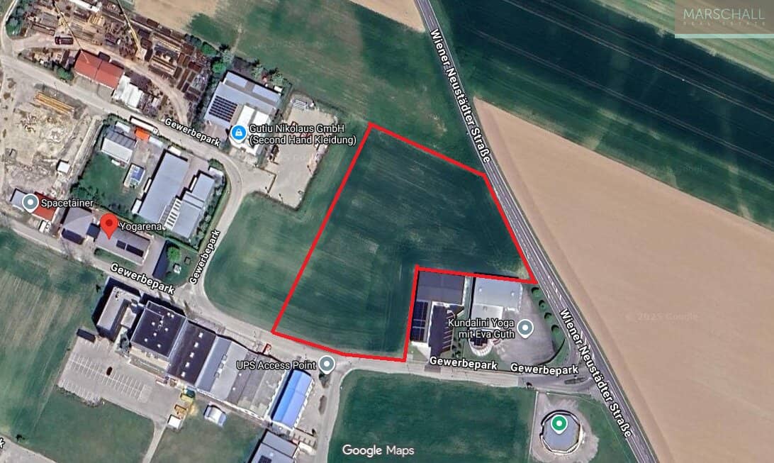 Gewerbegrundstück, 10.000 m², unerschlossen nahe S4/A2 Lanzenkirchen