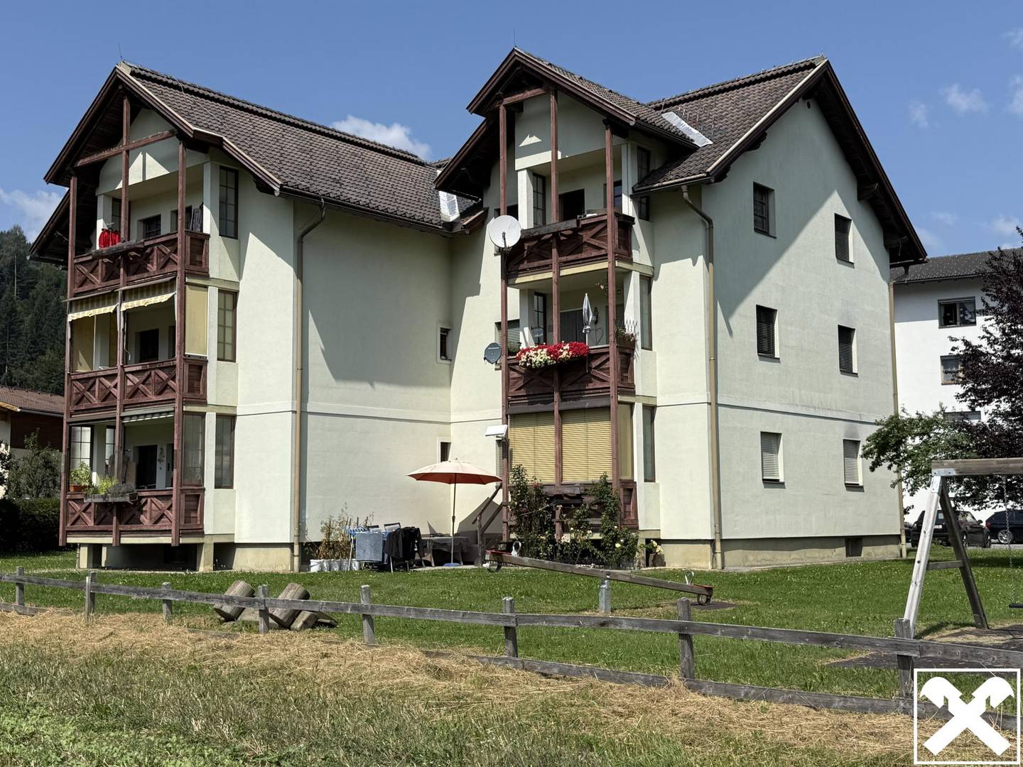 Wohnung in zentrumsnaher Lage mit Balkon und Alpenblick