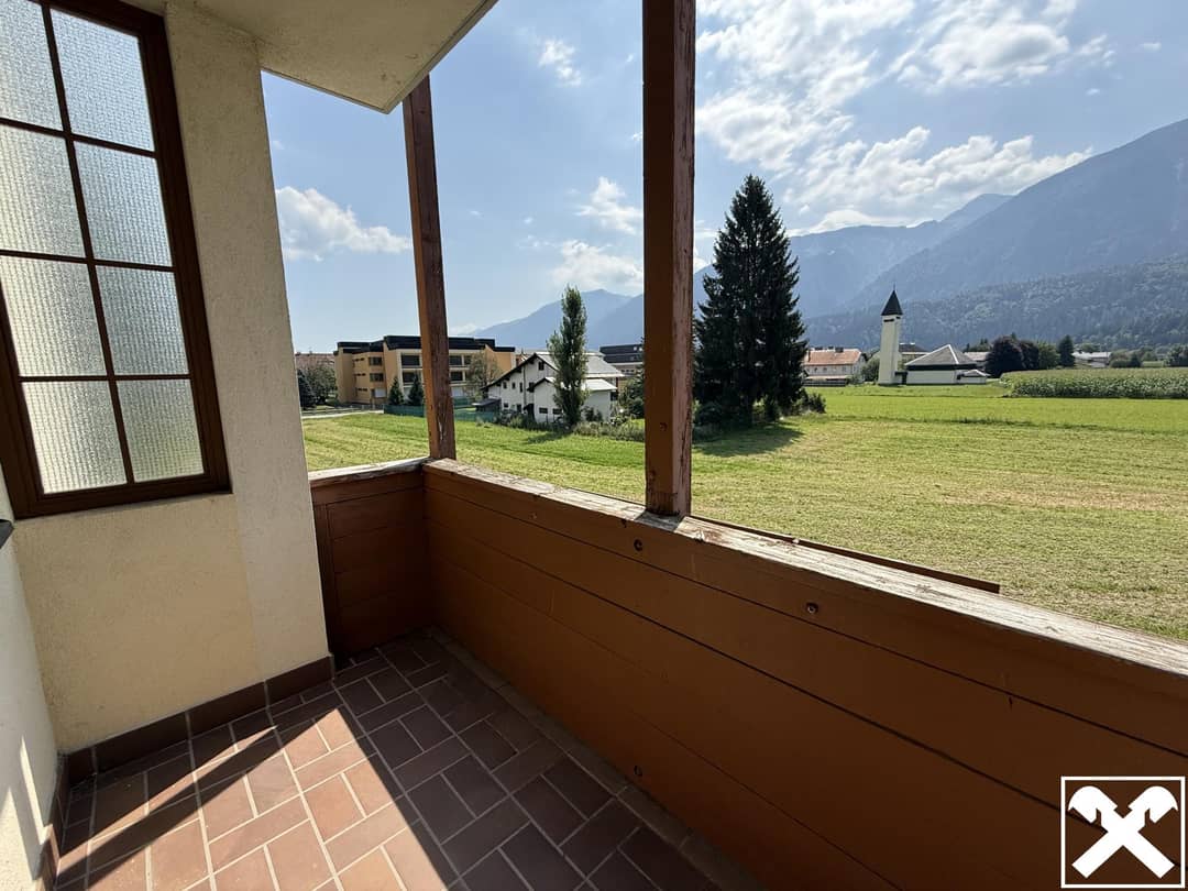 schöner Blick vom Balkon