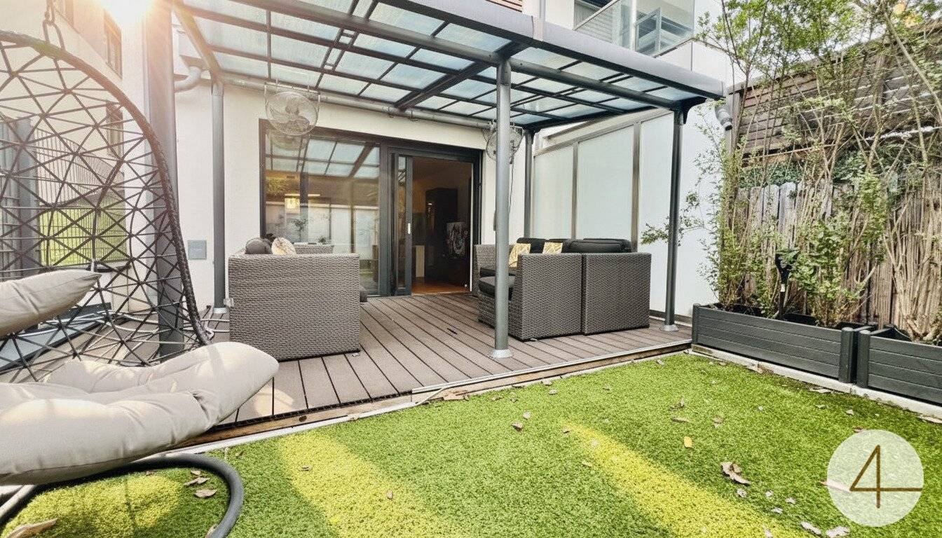 Apartment Private Garden Entrance Sunny Terrace