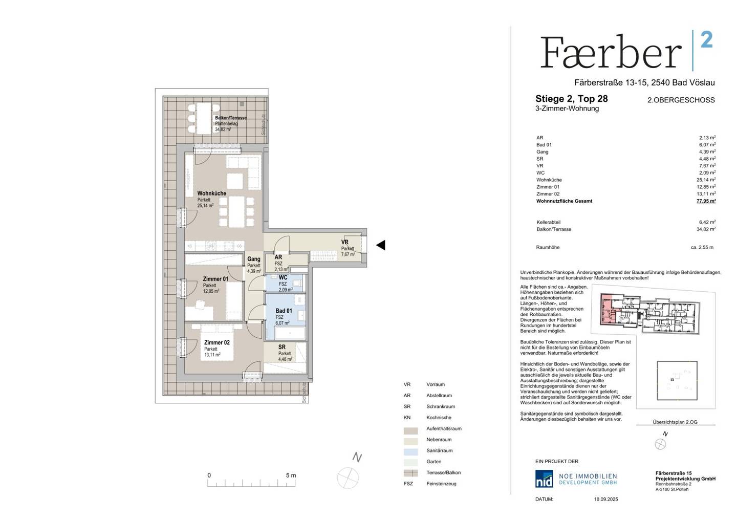 PROVISIONSFREI! Ansprechend geplante 3-Zimmer-Wohnung | Terrasse aus jedem Raum begehbar | 3 Himmelsrichtungen