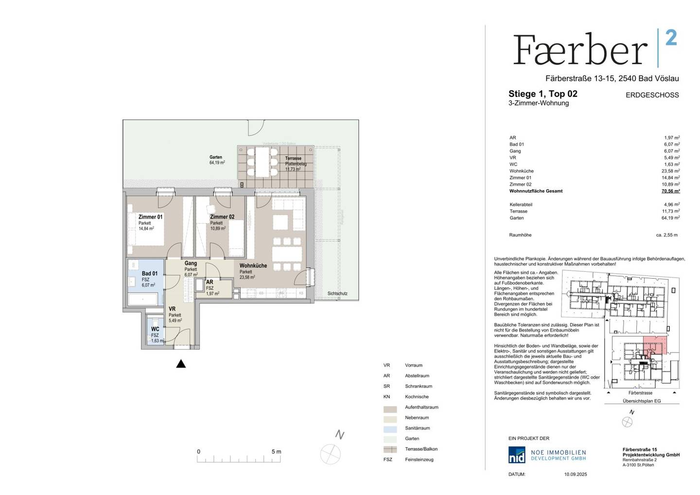 Commission free! Thoughtful 3-room apartment | Garden accessible from every room | Large terrace