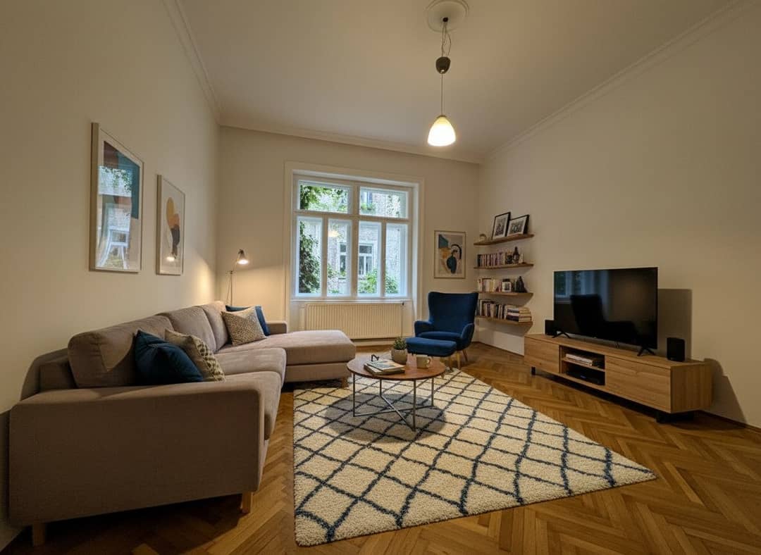 Old building apartment near U3 Rochusgasse quiet
