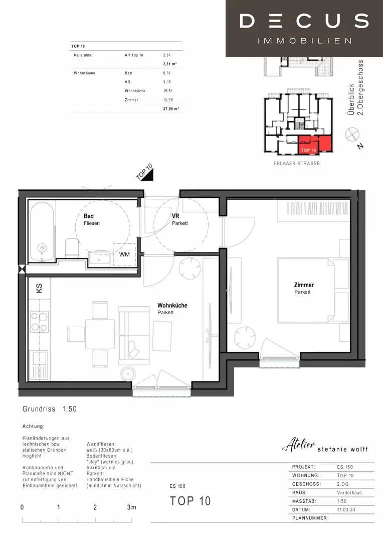 Investor apartment | 2 rooms | most modern construction method | exclusive fittings