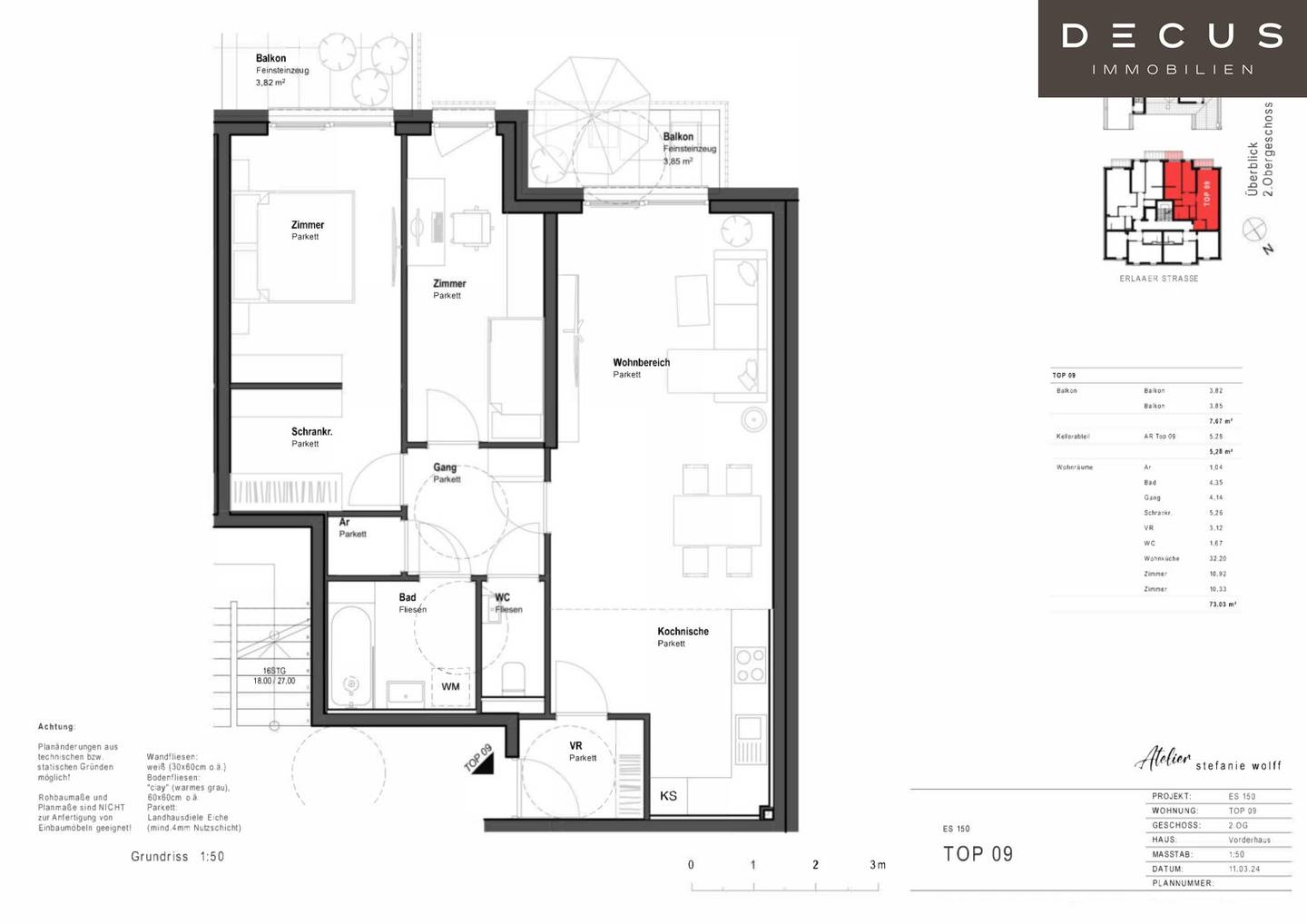 Erstbezug Neubau Wohnung ruhige Lage 3 Zimmer