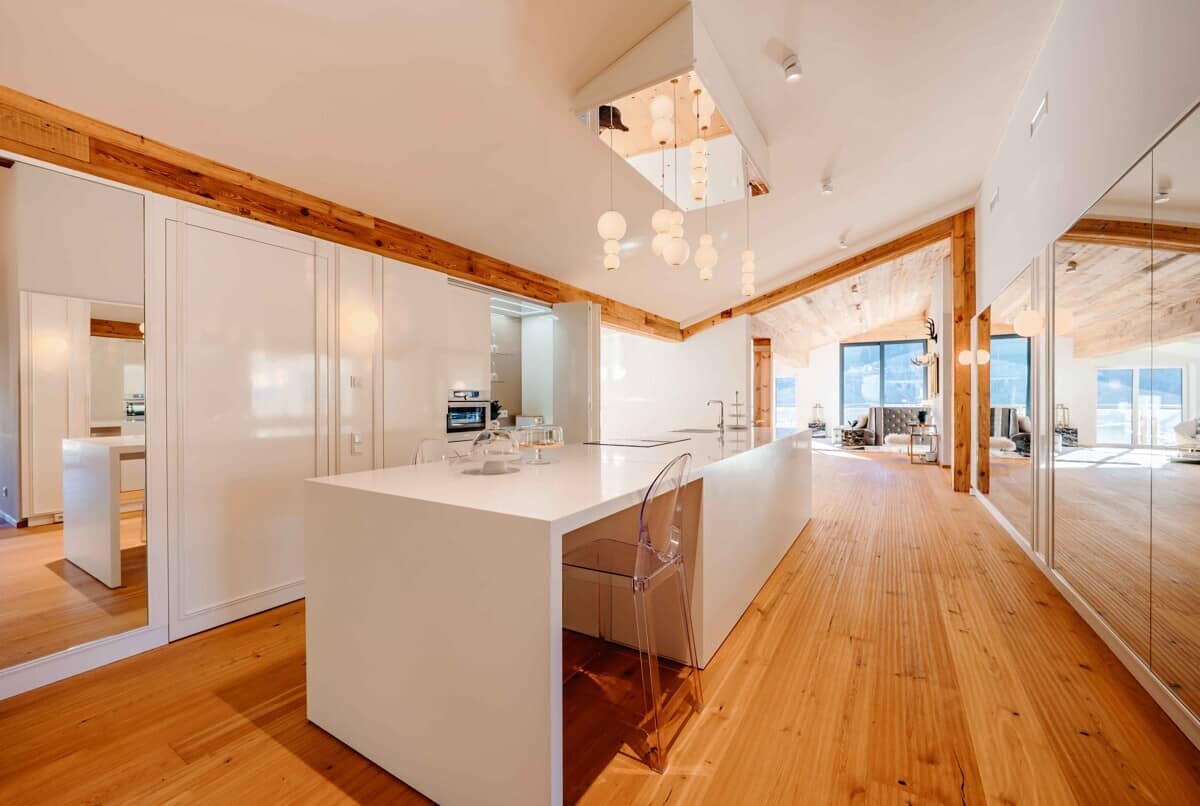 Penthouse mit 400 m² Wohnfläche und Lift