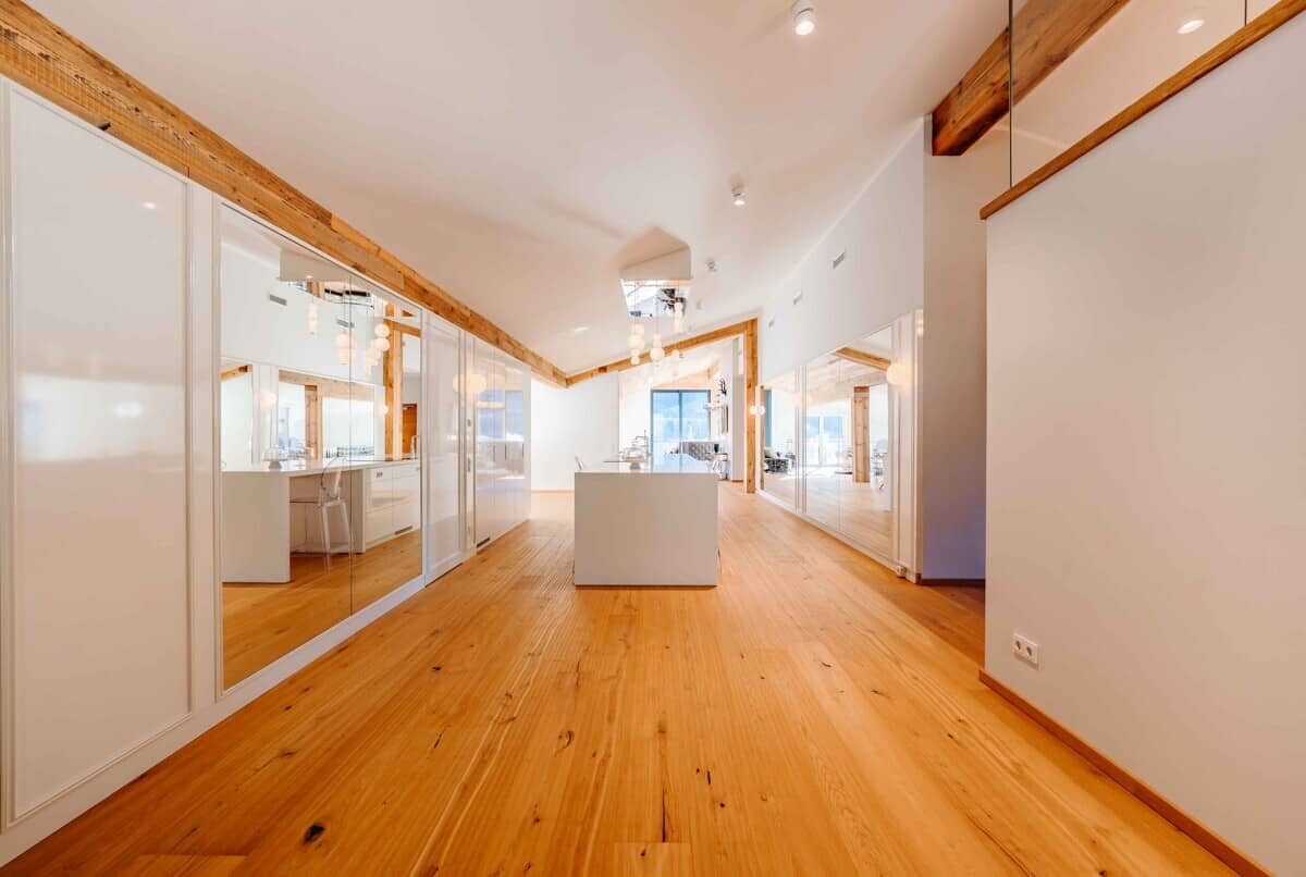 Penthouse mit 400 m² Wohnfläche und Lift
