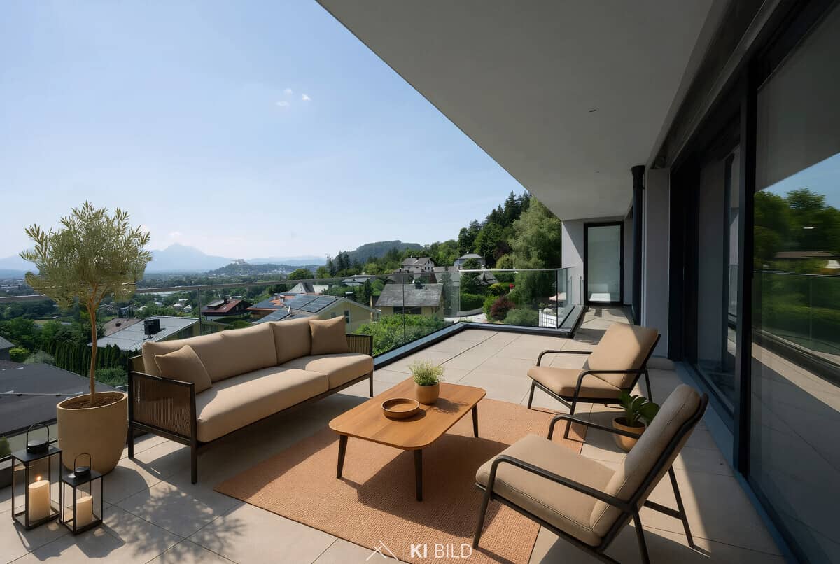 Maisonette apartment fortress view and terraces