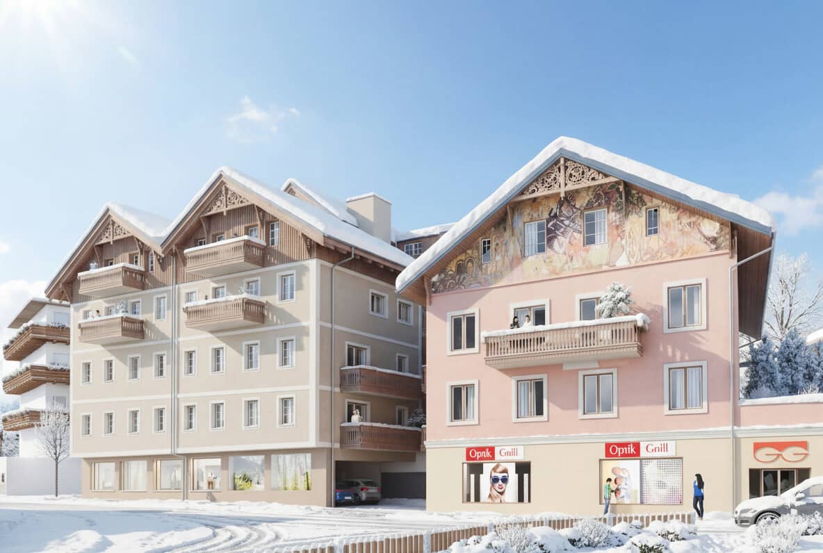 Wohnung Neubau Erstbezug Westbalkon im Zentrum des Salzkammerguts