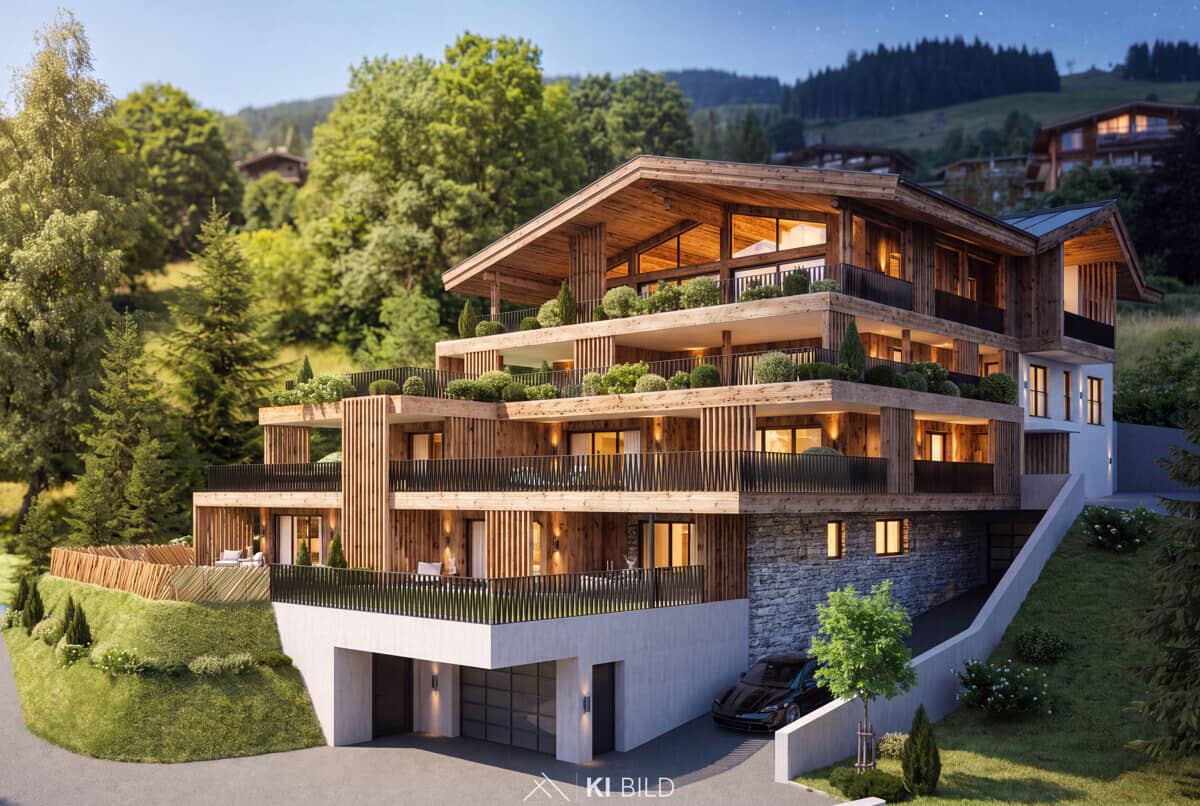 Apartment with generous terrace and garden