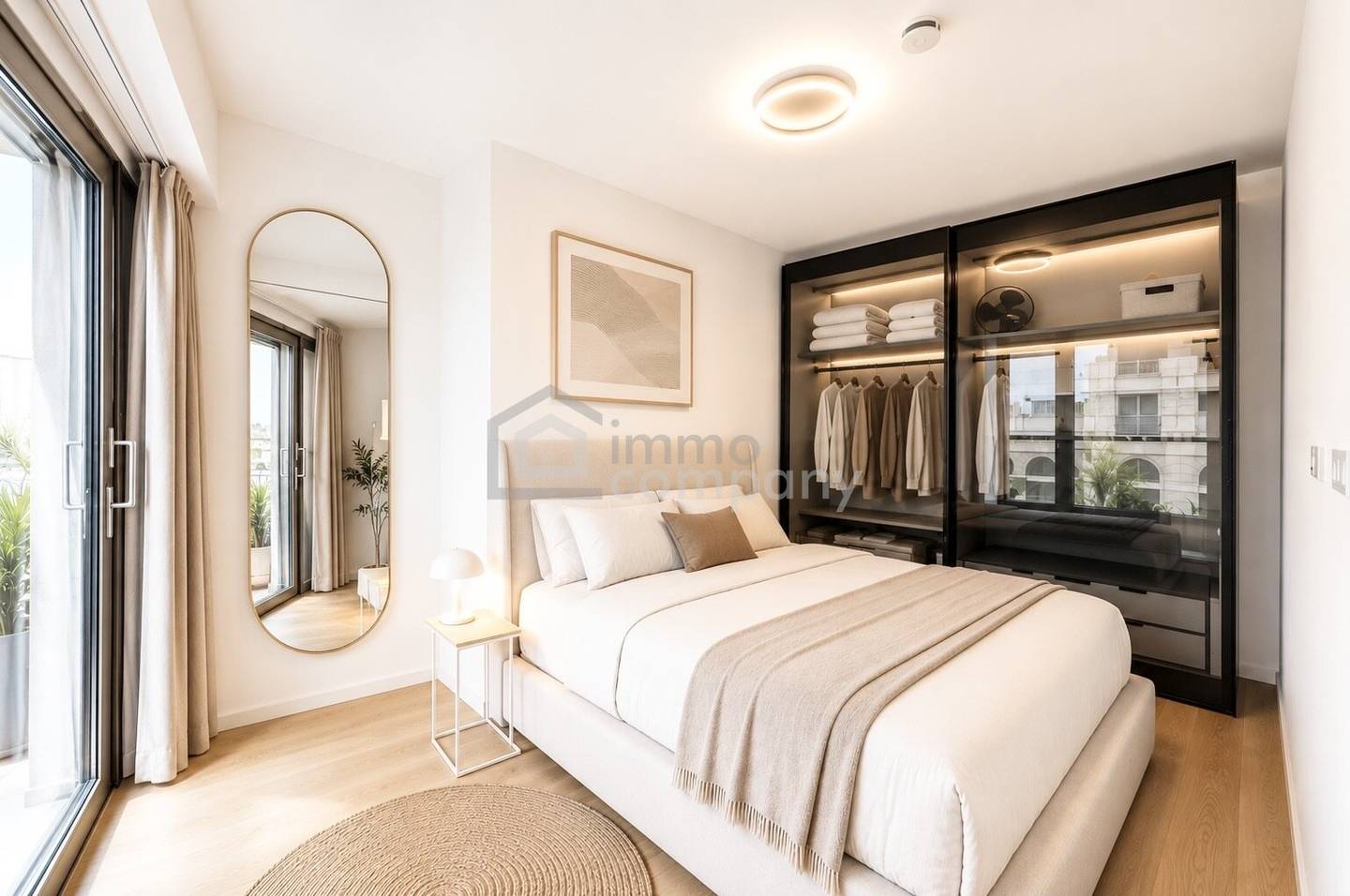 Neubau Wohnung mit offener Küche und Loggia