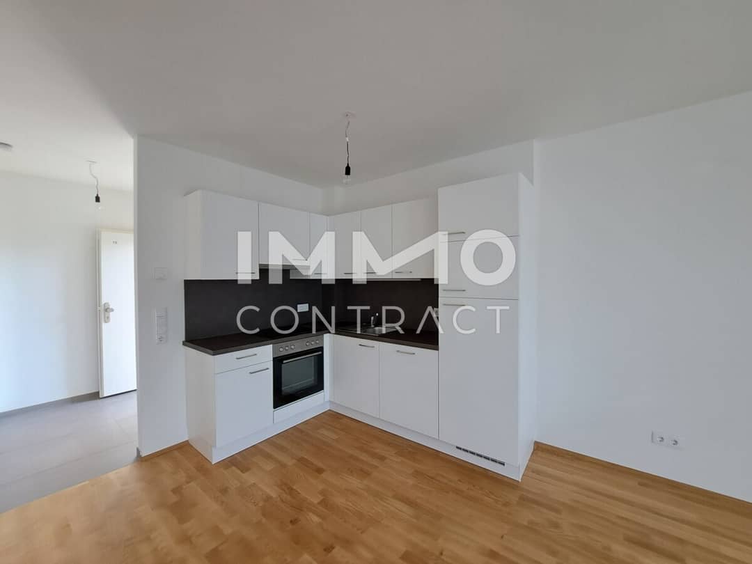 First occupancy apartment with built in kitchen and balcony