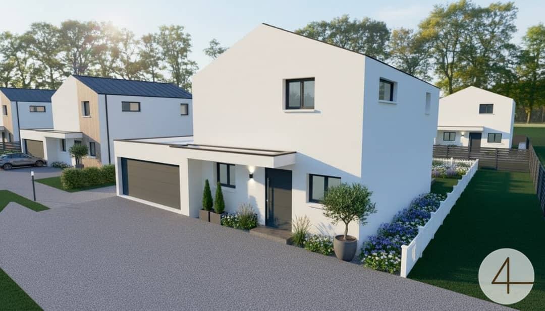 Stilvolles Chalet-Einfamilienhaus in Feldkirchen an der Donau, 120 m²