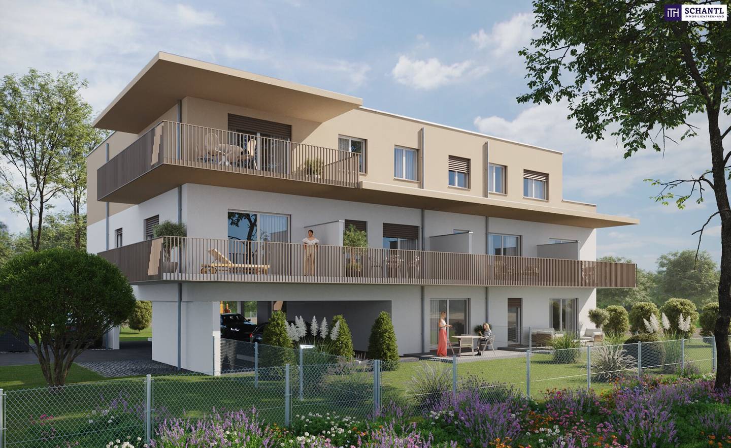 Apartment new build west balcony