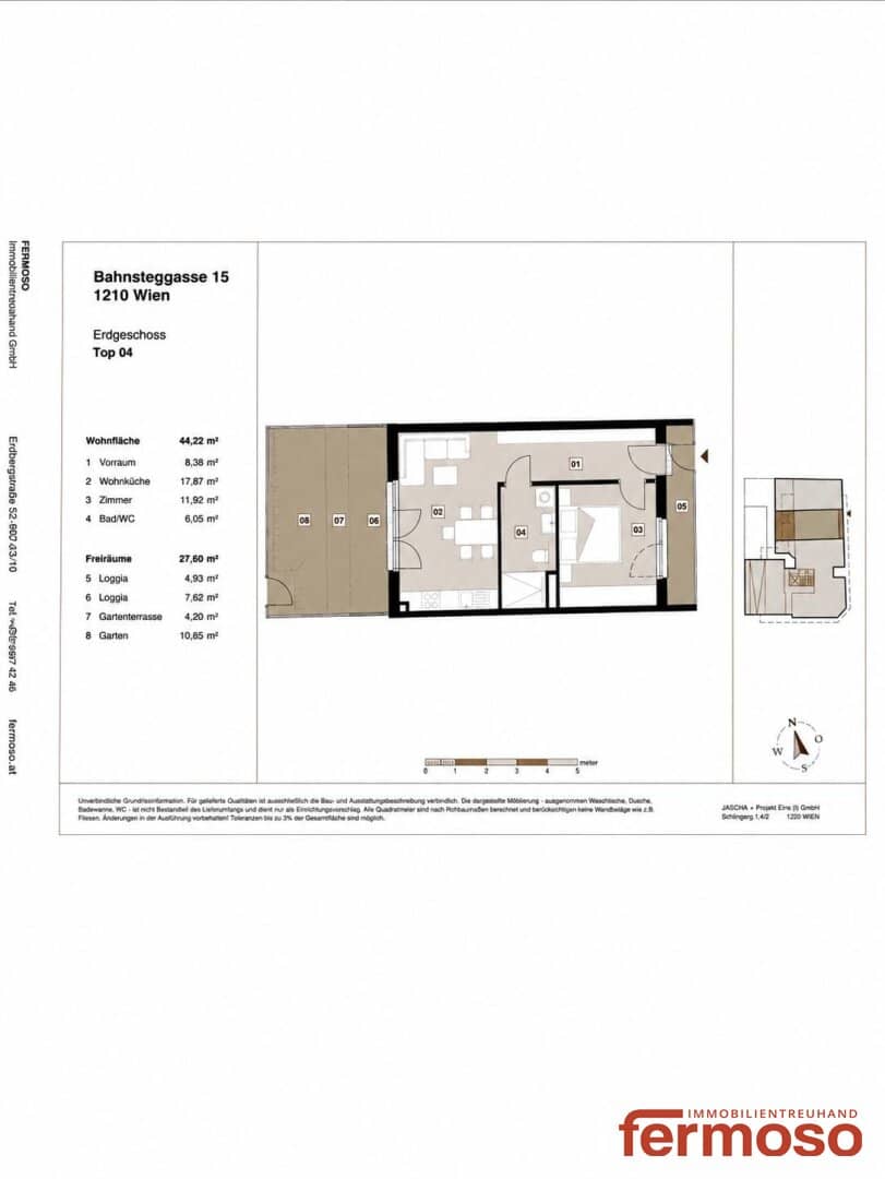Neubau-Wohnung in Wien Floridsdorf: 4-Zimmer mit 2 Balkonen