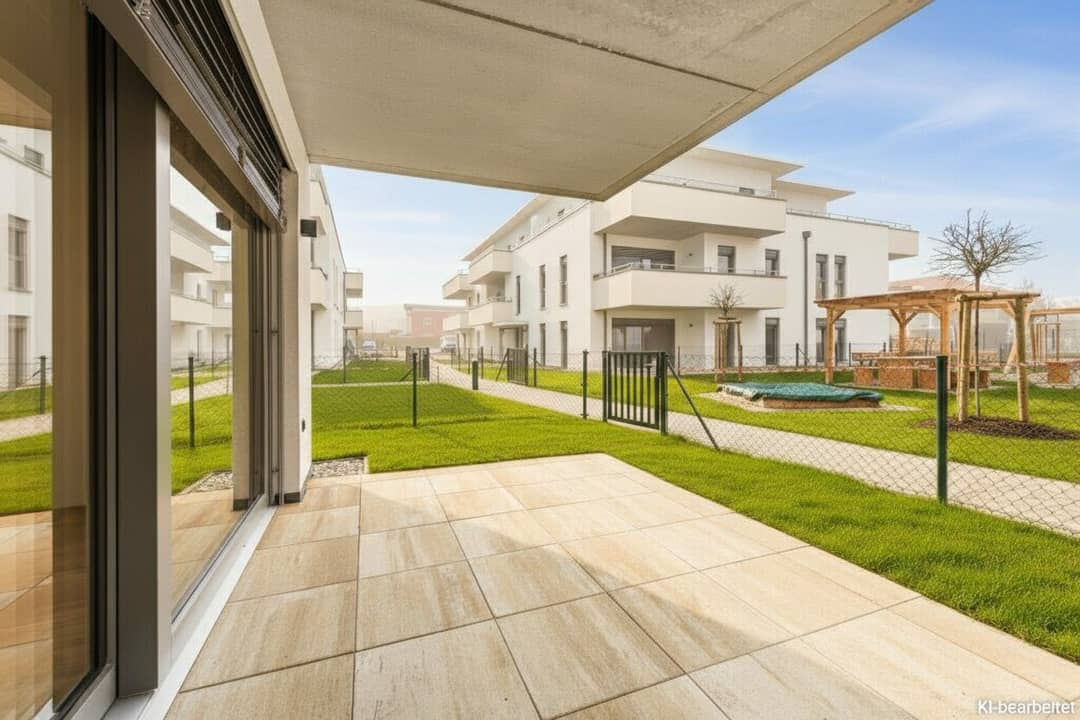 Terrasse und Garten