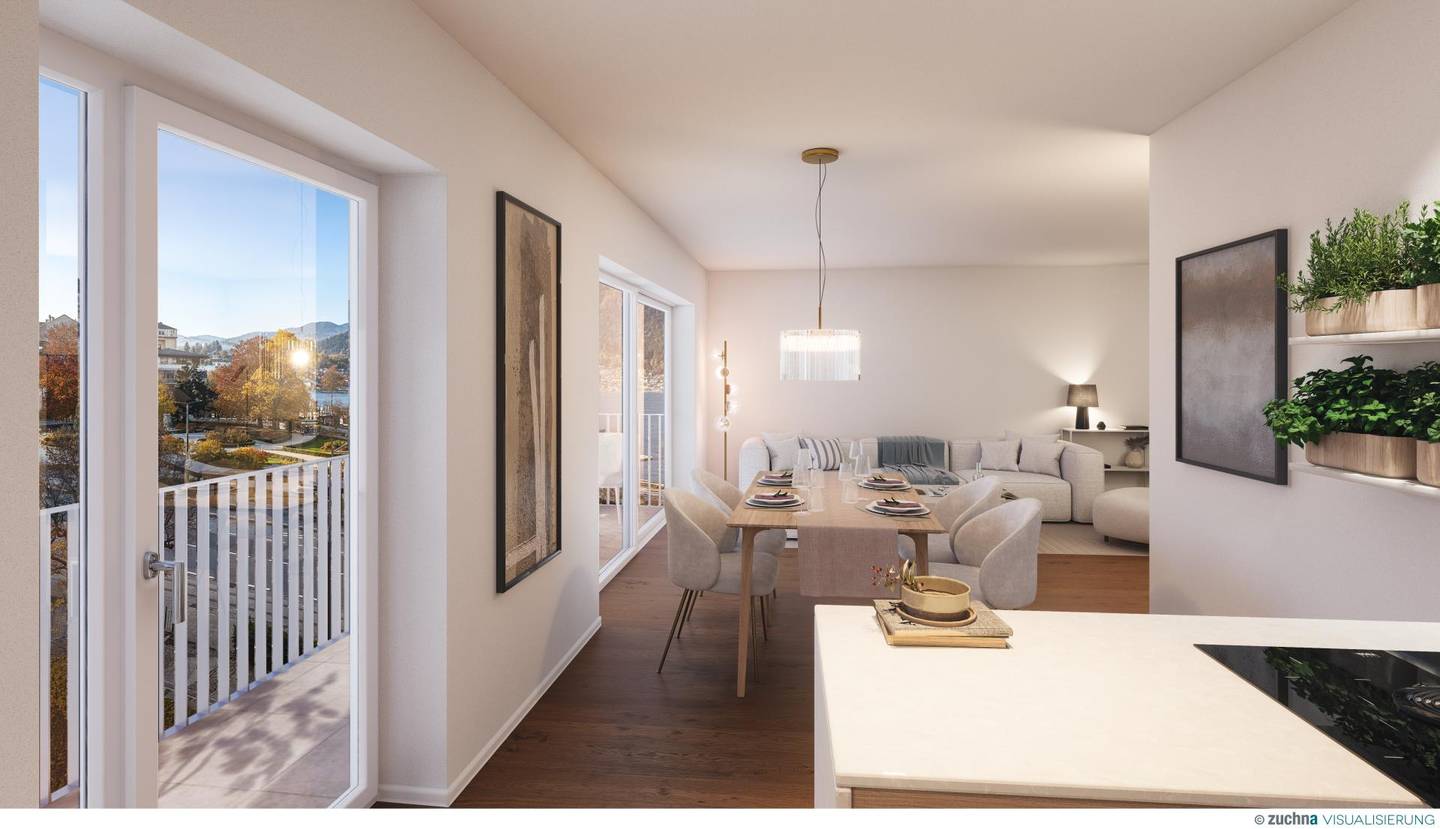Apartment lake view Franz Josef Platz renovated