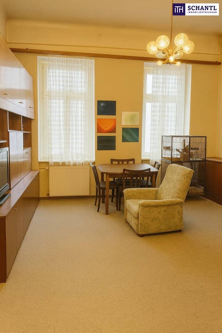 Long term rented old building apartment