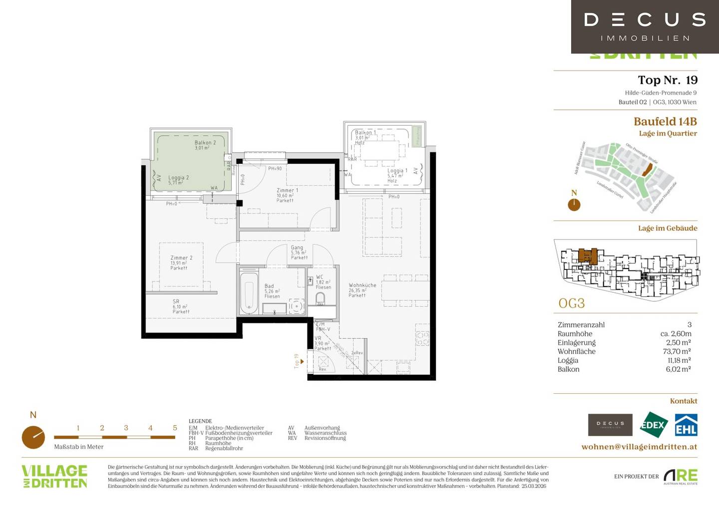 Apartment with loggia and underfloor heating