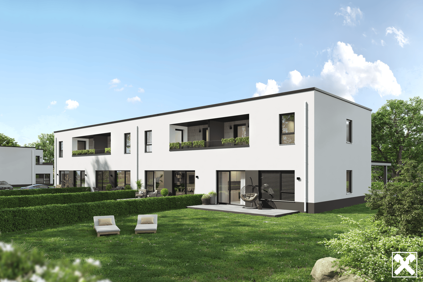 Reihenhaus in Parndorf – 107 m², großzügige Terrasse & Garten