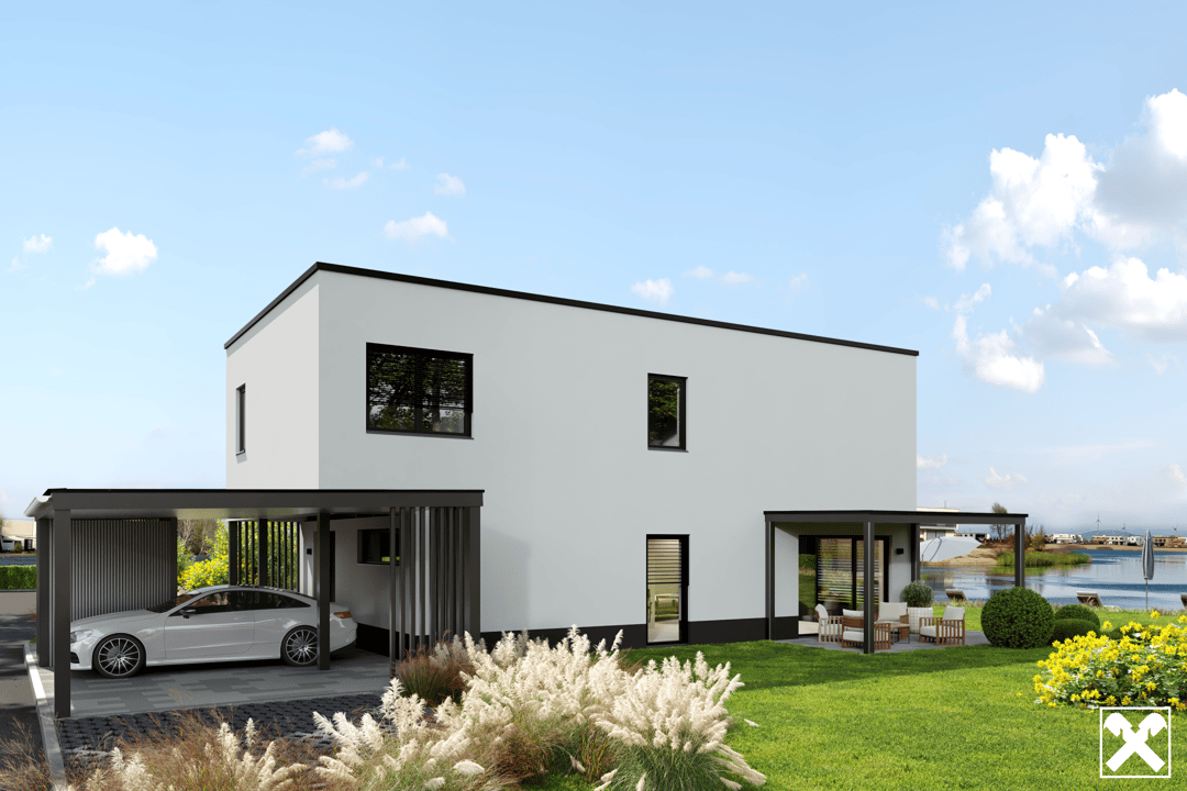 Einfamilienhaus in Parndorf – erste Reihe am See, 162 m² Wohnfläche
