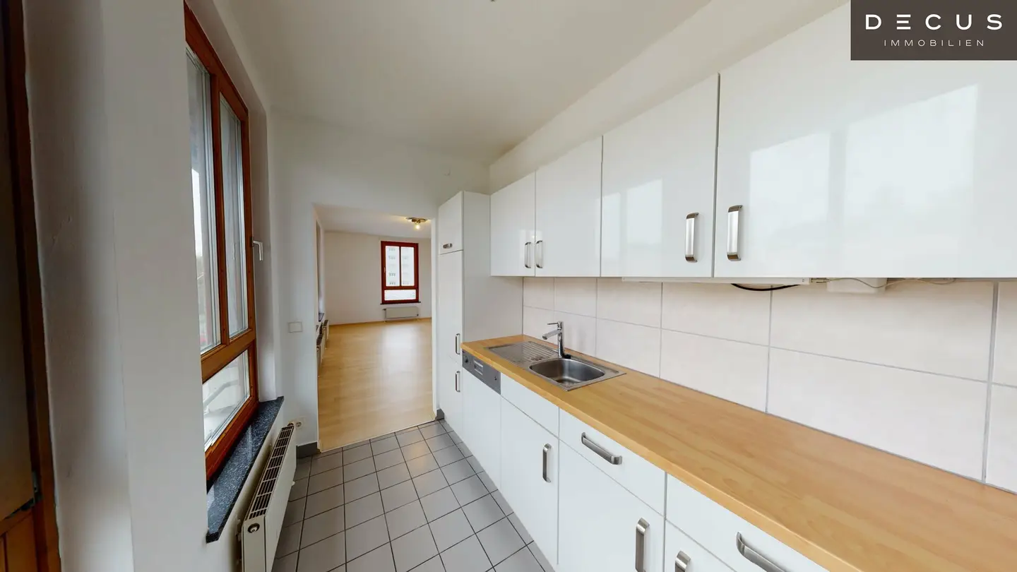 Apartment with fitted kitchen and elevator near Traisenpark