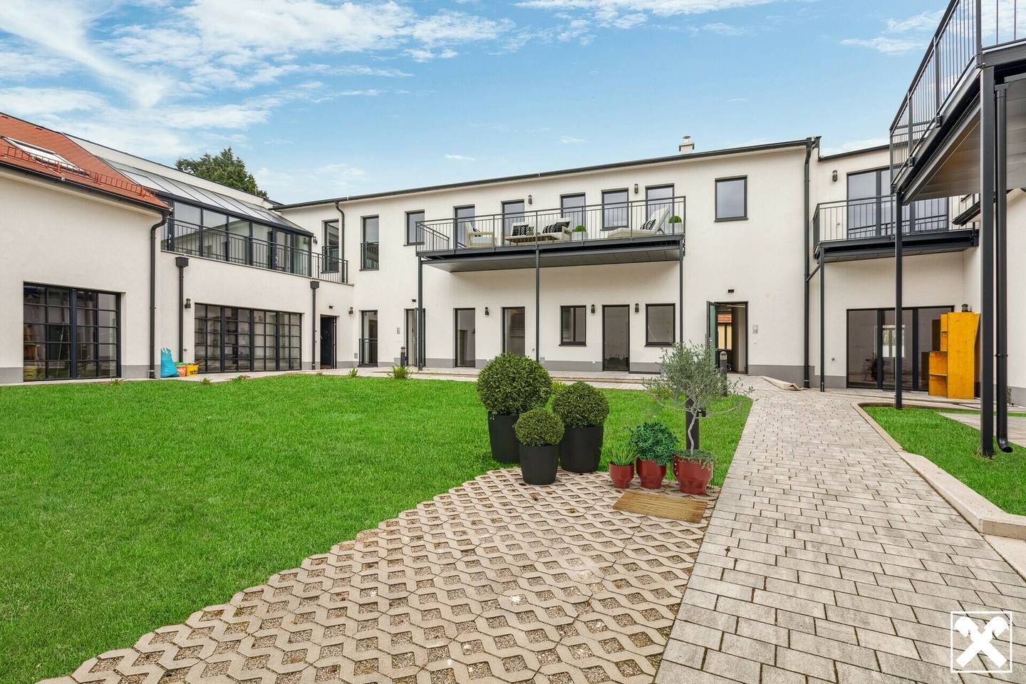 Apartment in Baden near center with outdoor spaces